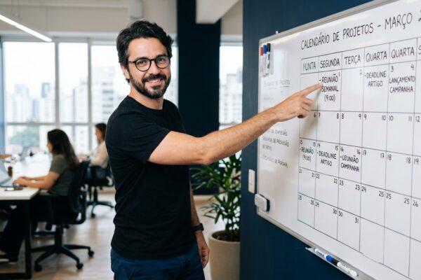 Como criar um calendário editorial com IA: passo a passo para PMEs